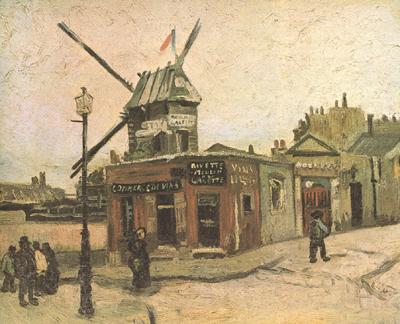 Vincent Van Gogh Le Moulin de la Galette (nn04) Spain oil painting art